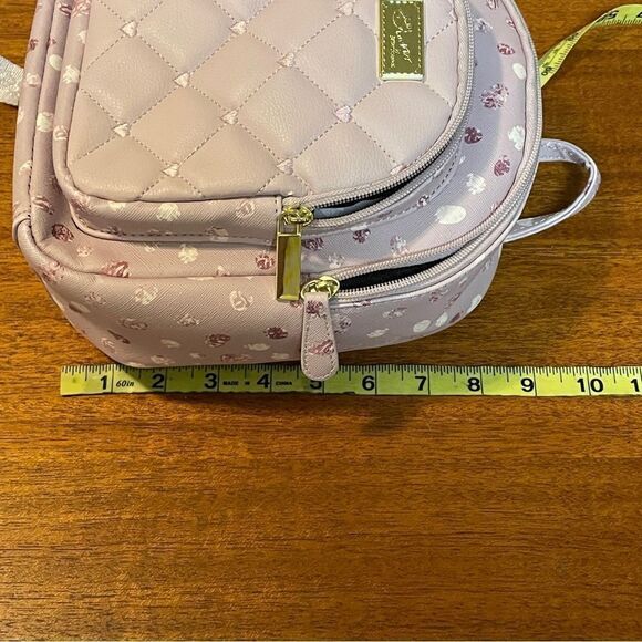 NWOT Luv Betsey Johnson Women\'s Quilted Lilac Purple Vienna Backpack main image 9
